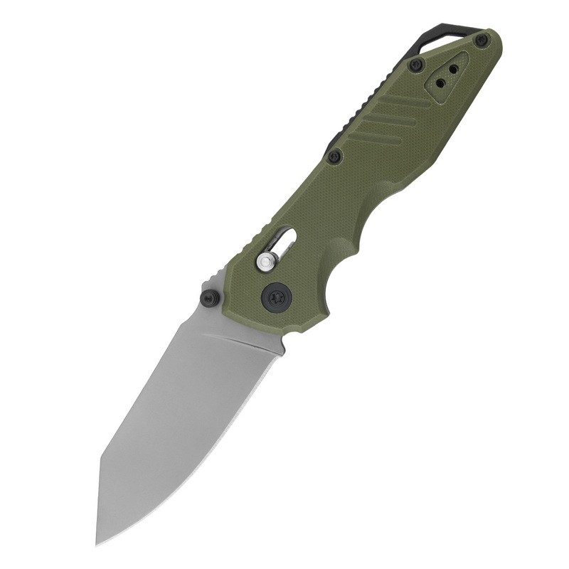 AK-3161Green Stainless Steel Blade Pocket Knife AXIS Lock Folding Sword Knife