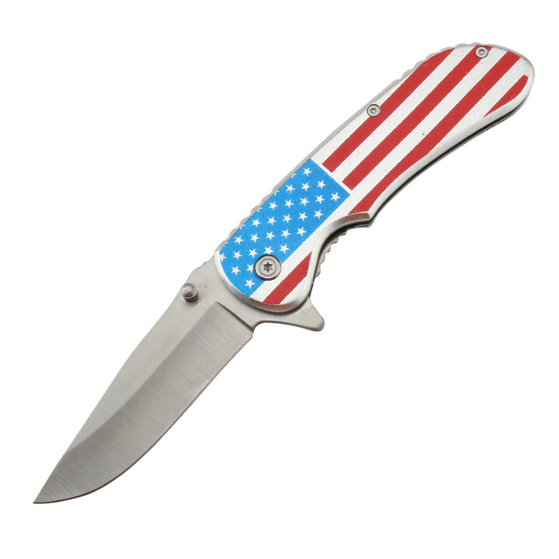PK-1075 Outdoor Custom 3D Printing Tactical Pocket Knife Survival Blade Knife For Outdoors