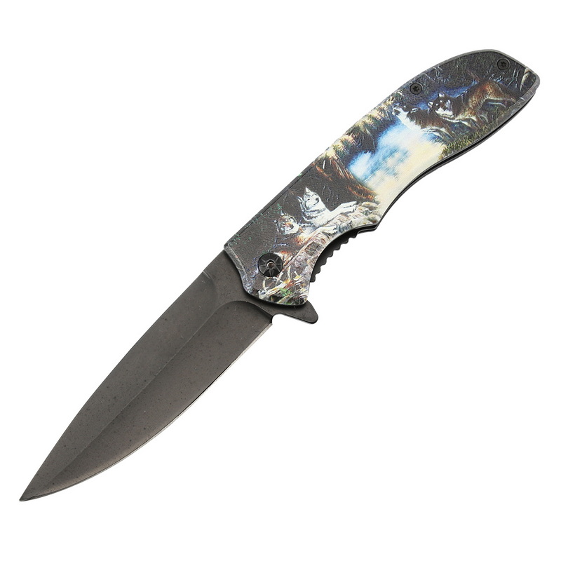 PK-1081 Camping Utility Hunting Tactical Outdoors Tool Knife Folding Survival Pocket Knife