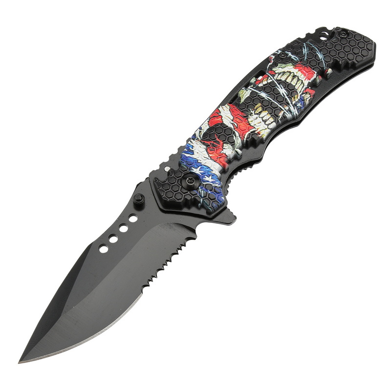 PK-1084 Outdoor Best Rescue Folding Blade Knife Army Self Defense Knives