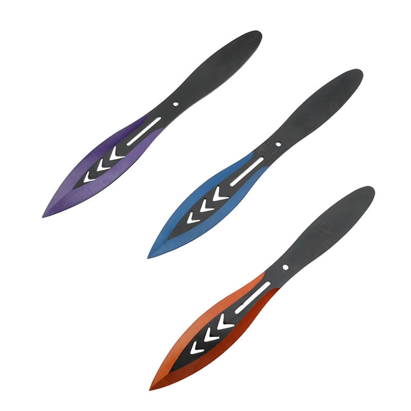 DS-2031 3 Pieces Of Outdoor Straight-Bladed Training Practice Darts Knives