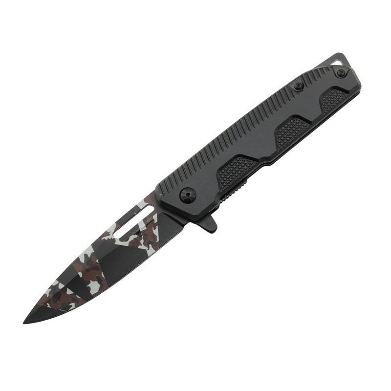 PK-1215 OEM Customizable Stainless Steel Camping Knife Outdoor Folding Blade Tactical Survival Knife