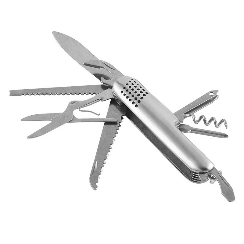 MT-1077 High Quality Stainless Steel Blade Pocket Multi-Tool Knife Tactical 11 in 1 Multi-functional Knife