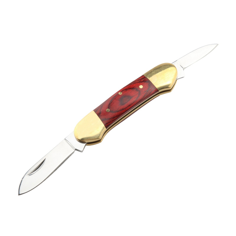 Mini Folding Pocket Knife 2-Blade Stainless Steel Outdoor Knife Wholesale for Outdoor Gear Distributors