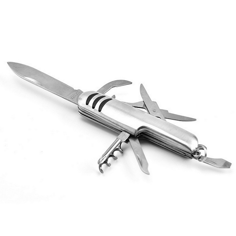 MT-1086 High Quality Custom 7 in 1 Multifunctional Knife Camping Multi Tool Pocket Knife