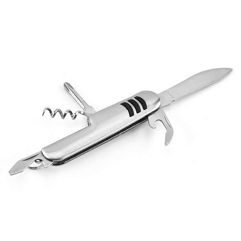 MT-1087 Customised Logo Folding Knife Stainless Steel Multi-Function Outdoor Knife Multi Tools