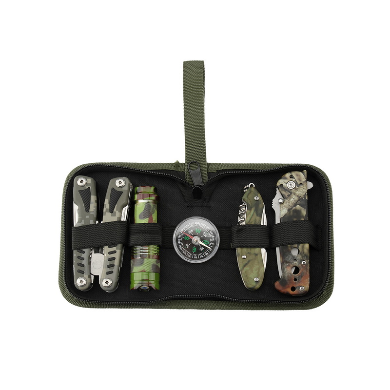 CS-9915 GIS Industrial Grade Outdoor Survival Set OEM ODM Stainless Steel Camping Multi-Tool Knives and Pliers