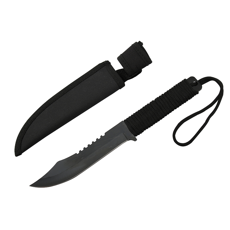 DK-5505 Stainless Steel Survival Knife with Sheath for Scuba Diving Hiking & Outdoor Use