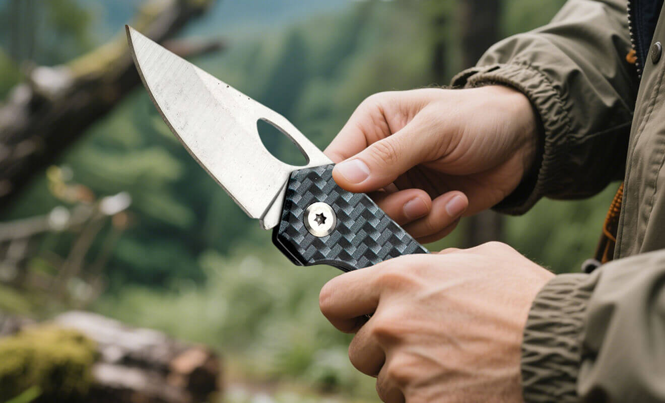 A tiny sharp blade, a glimmer of hope in dire circumstances - An outdoor survival testimony of a mini folding knife