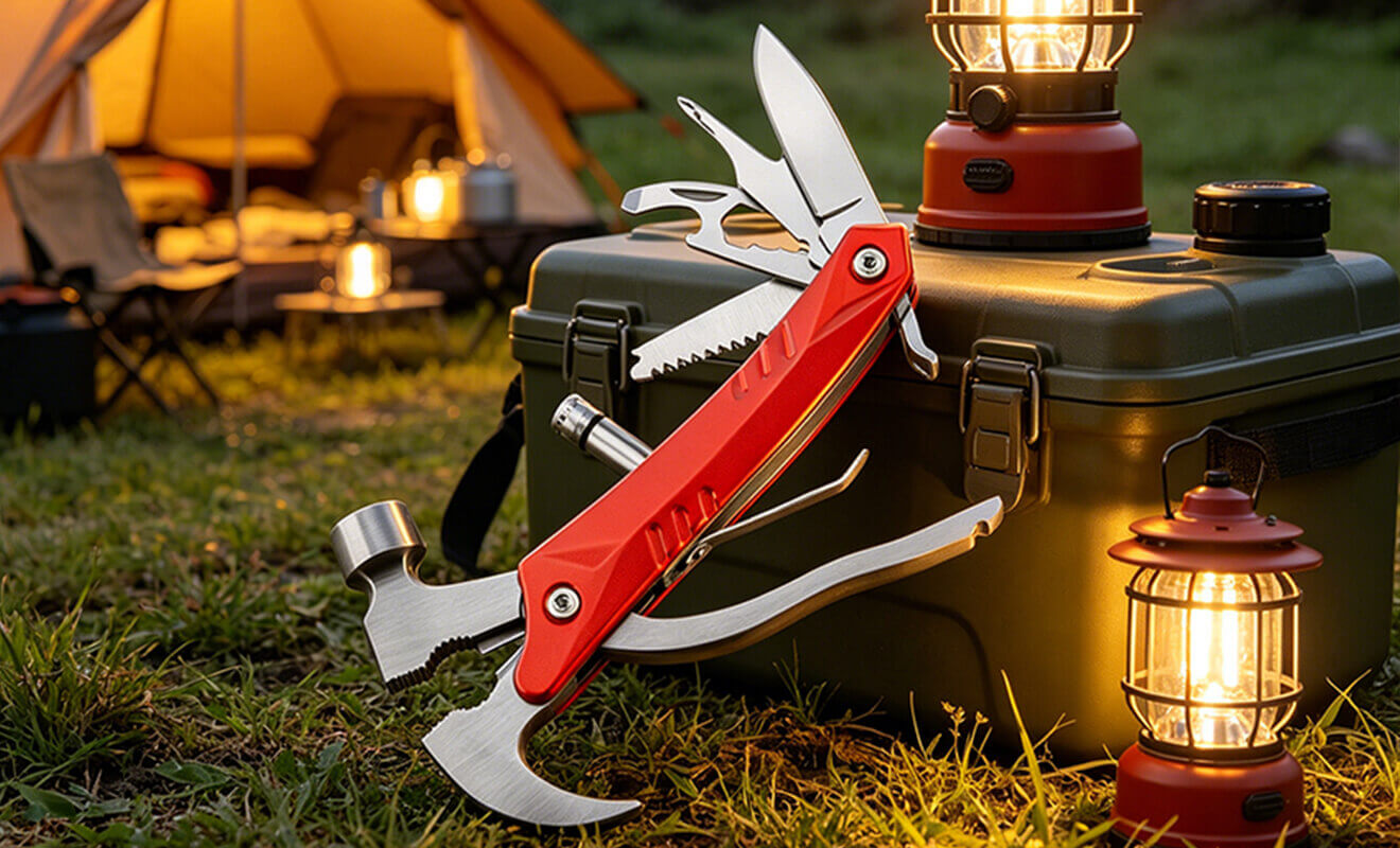 With this hammer in hand, everything can be fixed - This versatile tool holds all the confidence for life and outdoor activities.