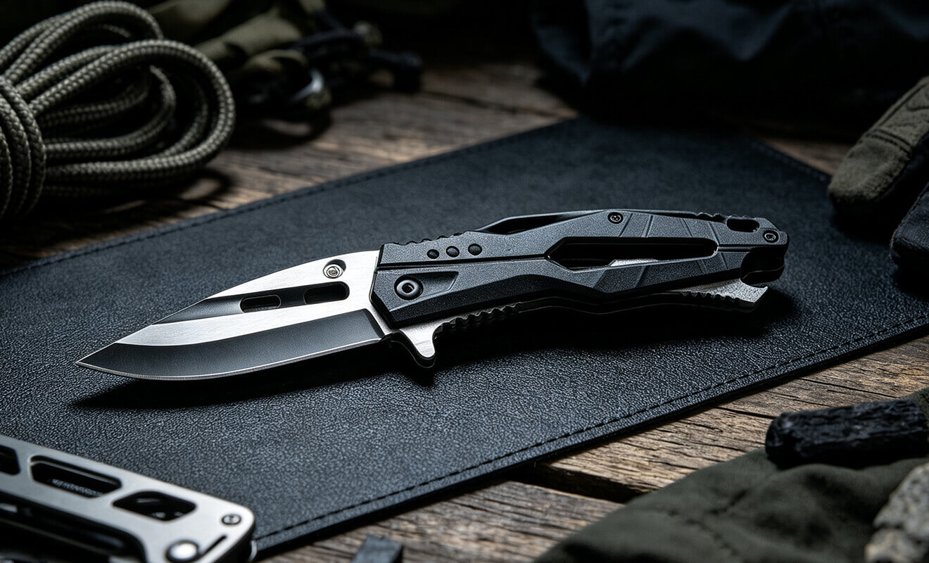Tactical Folding Pocket Knife – Reliable EDC Gear for Camping, Jungle Hiking & Wilderness Survival
