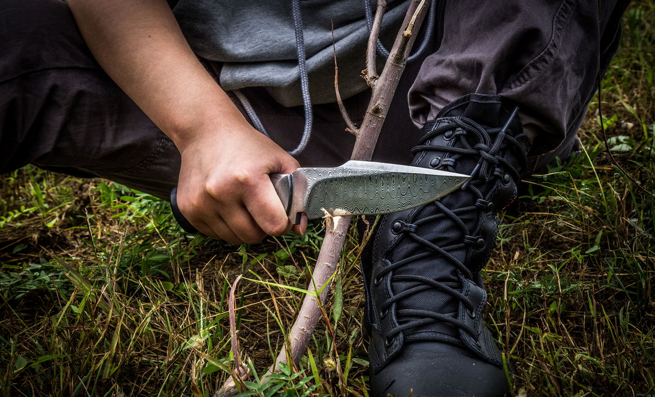 Outdoor Survival Knife G10 Shank